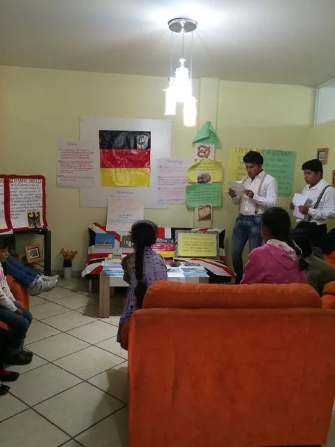 Presentación de cultura alemana en clase