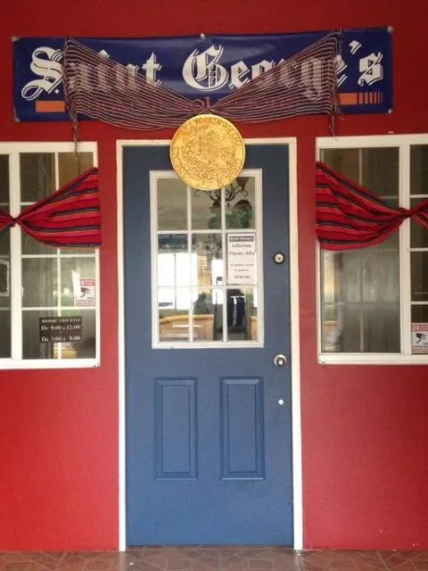 Entrada de la escuela Saint George's